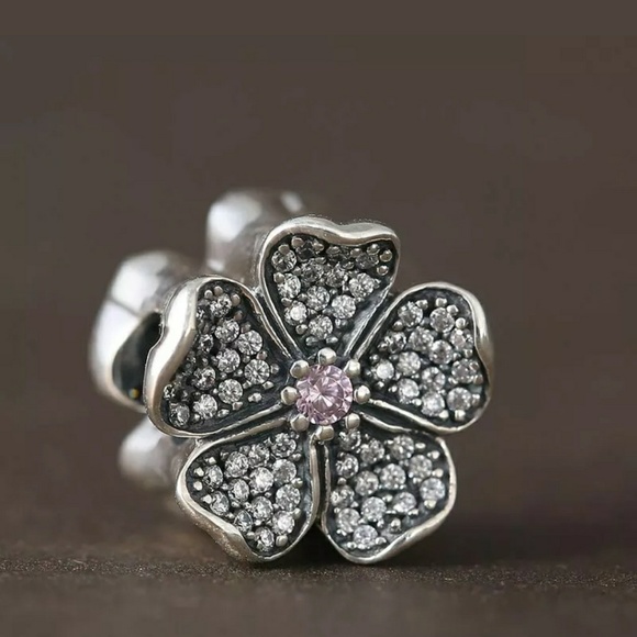 Pandora Apple Blossom charm. - Picture 3 of 8